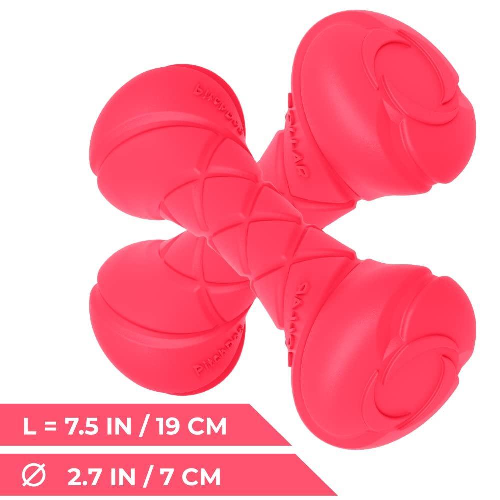 Dumbbell Dog Fetch Toy   Outdoor Barbell Dog Toy for Small Medium and